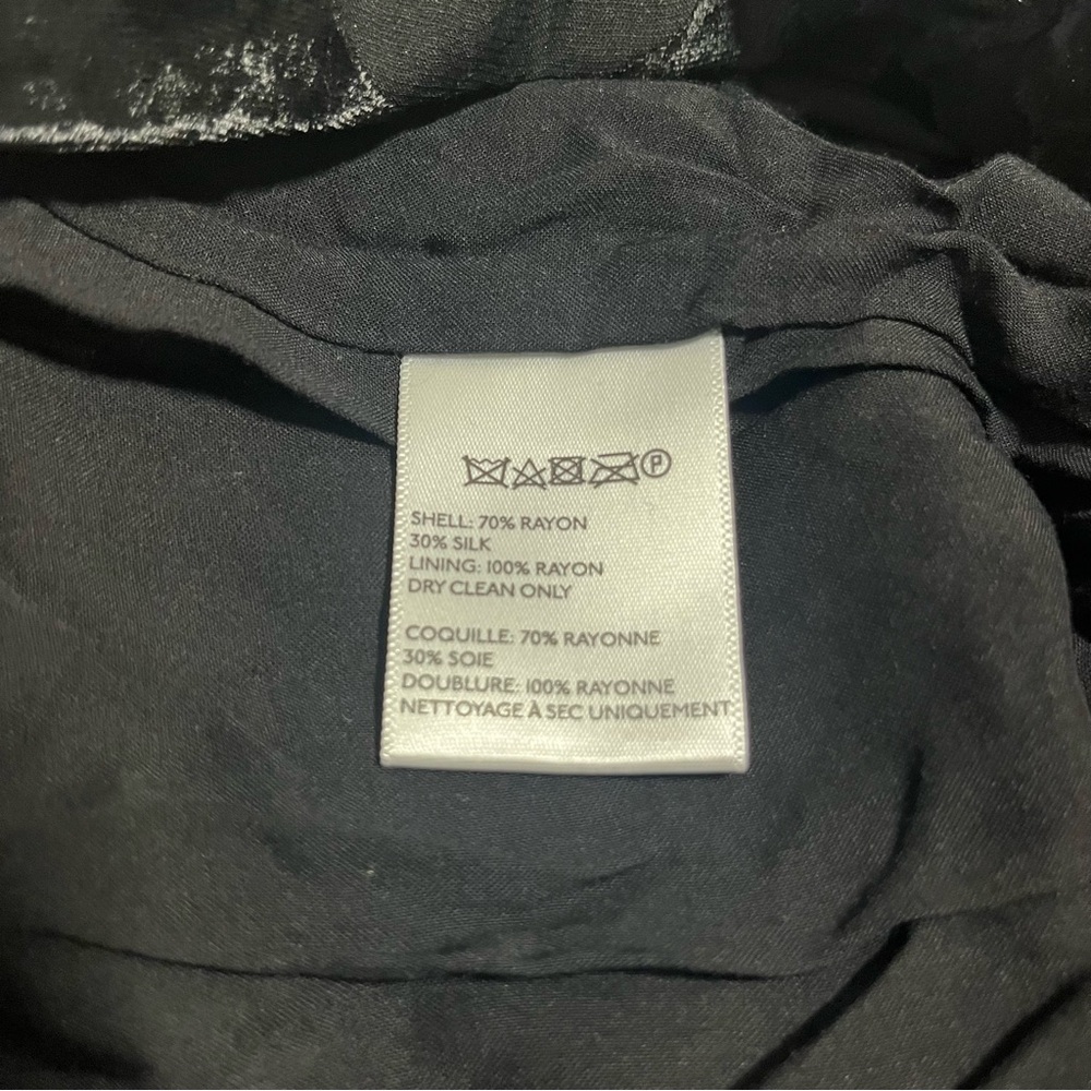 harlyn Women's Black Patterned Pants Size 8 - Picture 8 of 9